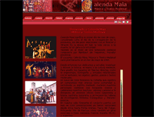 Tablet Screenshot of calendamaia.cl